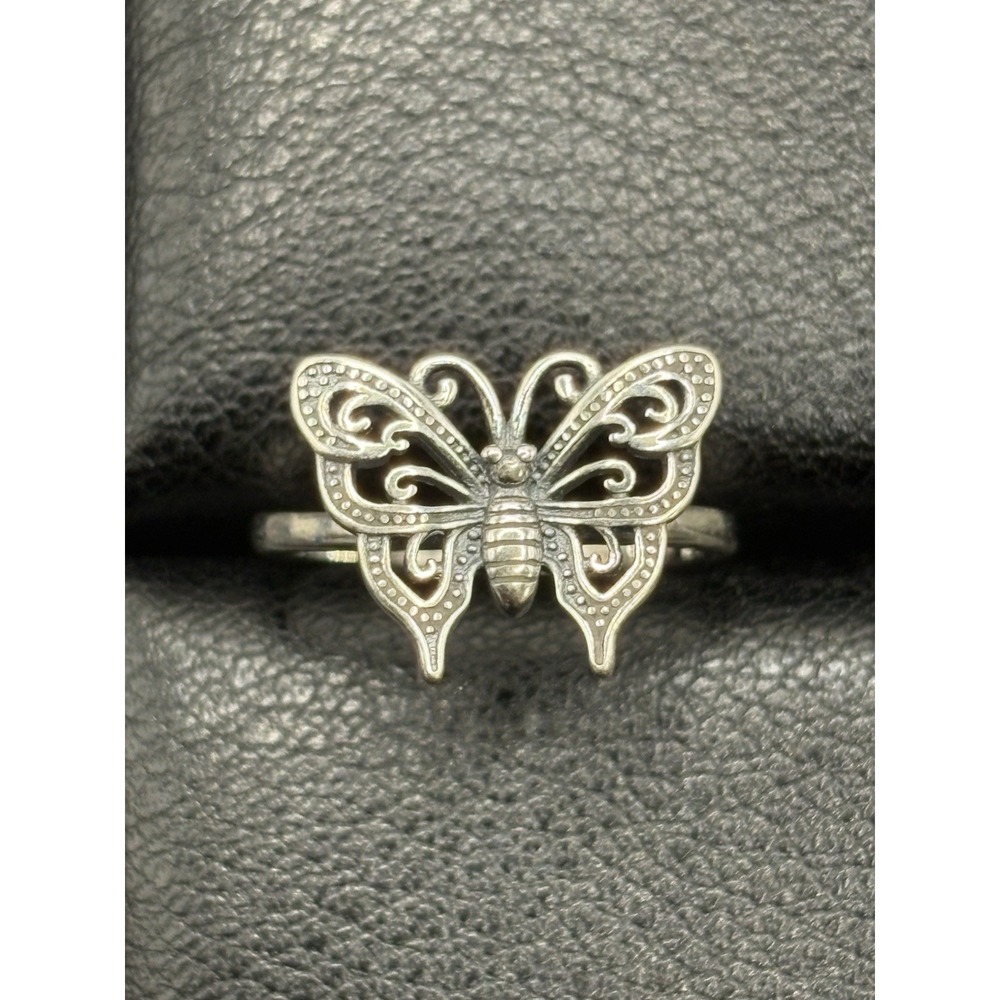 New Condition Sterling Silver Butterfly Toe Ring 925 G7